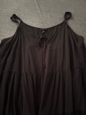 torrid Black Tie-Front Dress